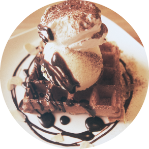 アイスチョコワッフル